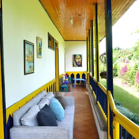 Casa Finca Villa Luz A 800 Mts Del Parque Del Cafe Montenegro Exterior photo